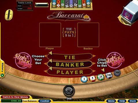 play free online baccarat
