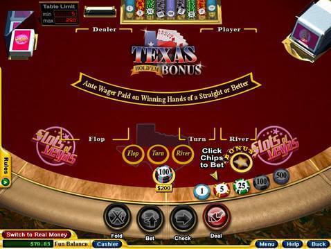 wizard of odds texas holdem bonus poker
